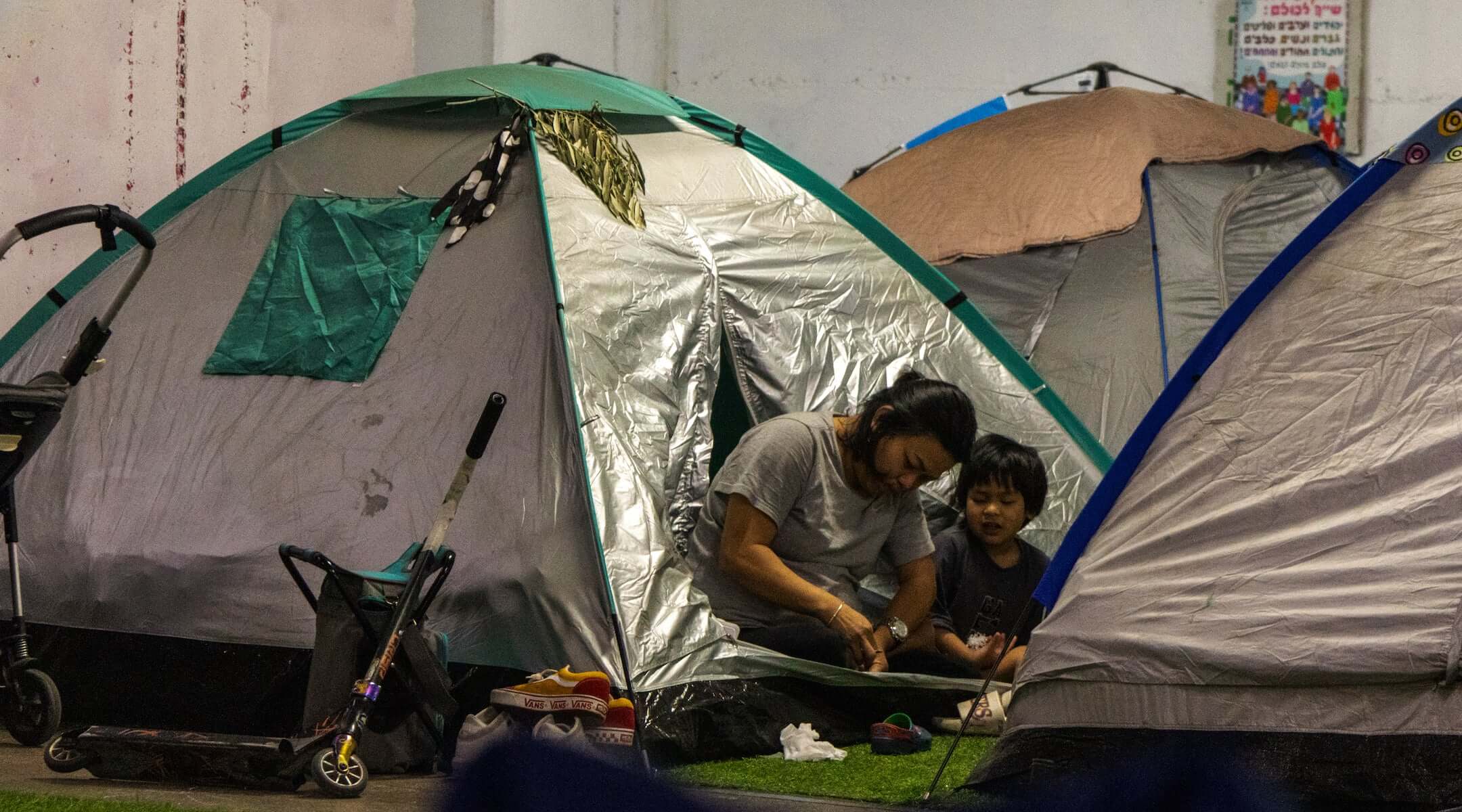 In the depths of Tel Aviv’s bus station, a fragile refuge for those with...