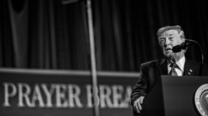 President Donald Trump delivers remarks at the National Prayer Breakfast, Feb. 5, 2026, at the Washington Hilton in Washington, D.C.
