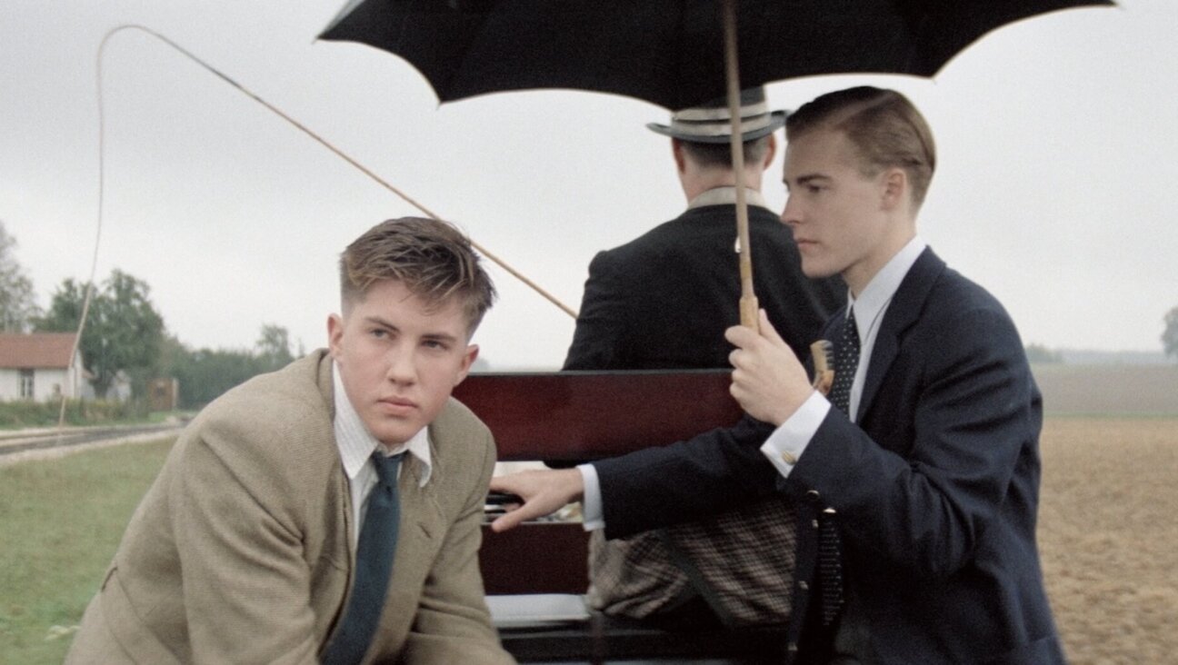 Hans Strauss (Christien Anholt) and Count Konradin von Lohenburg (Samuel West) in 'Reunion'.