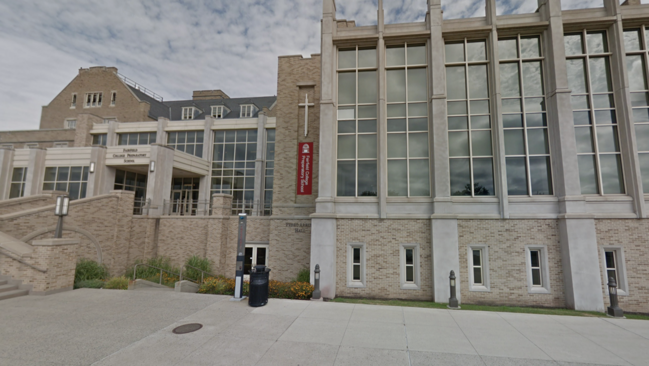 Fairfield College Preparatory Academy in Fairfield, Connecticut, as captured in 2018.