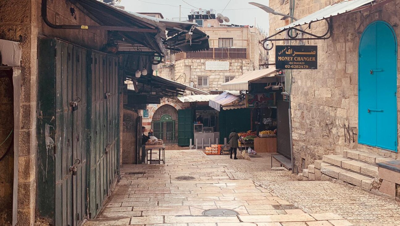 The closed market in the Old City.