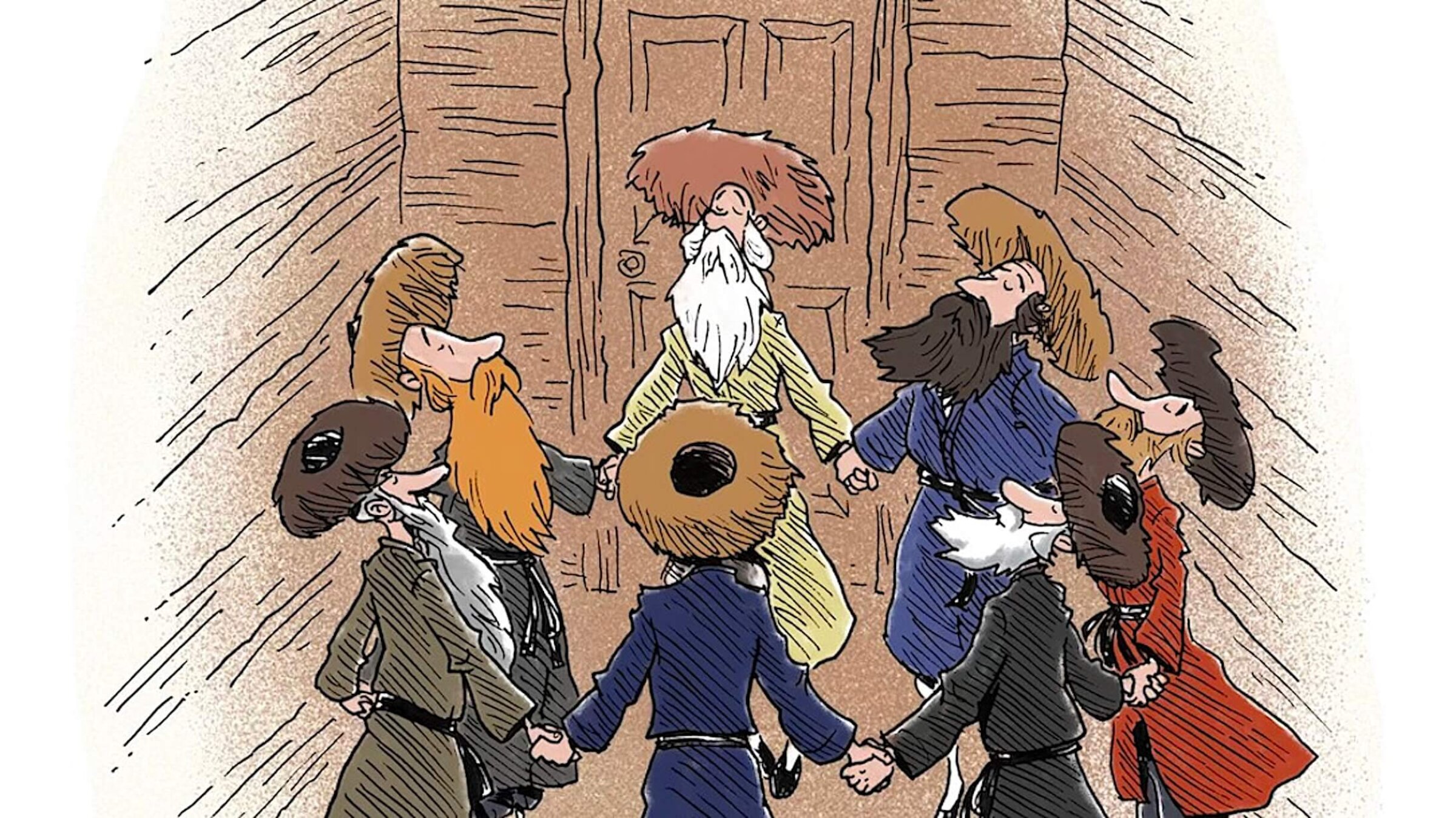 אילוסטראַציע פֿון נועם נדבֿ, אינעם בוך „חסידישע מעשׂיות“, 2026