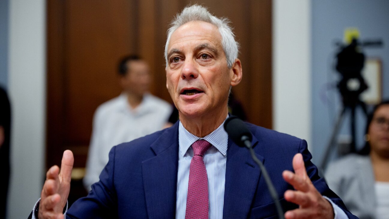 Former U.S. Ambassador to Japan Rahm Emanuel speaks during a House Select Committee on the Chinese Communist Party hearing on Capitol Hill July 23, 2025 in Washington, DC. (Andrew Harnik/Getty Images)