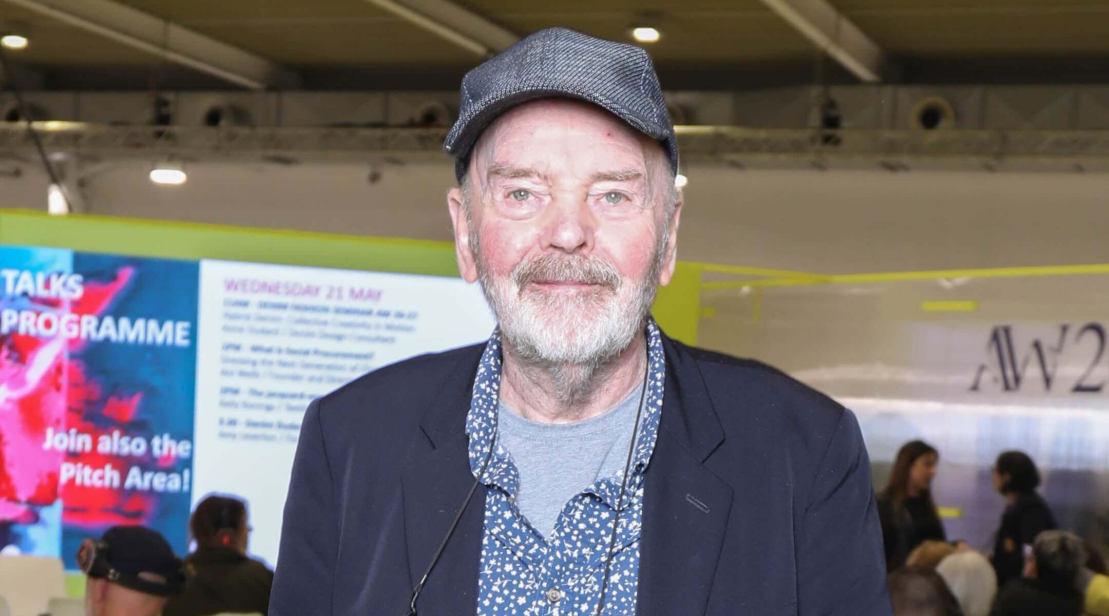 Adriano Goldschmied attends Denim Première Vision 2025 at Superstudio Più on May 22, 2025 in Milan, Italy. 