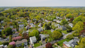 A view of Scarsdale, New York.