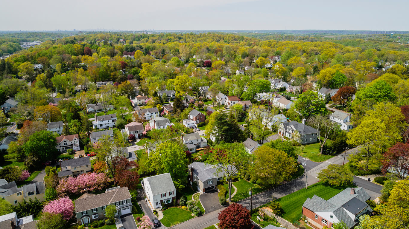 A view of Scarsdale, New York.