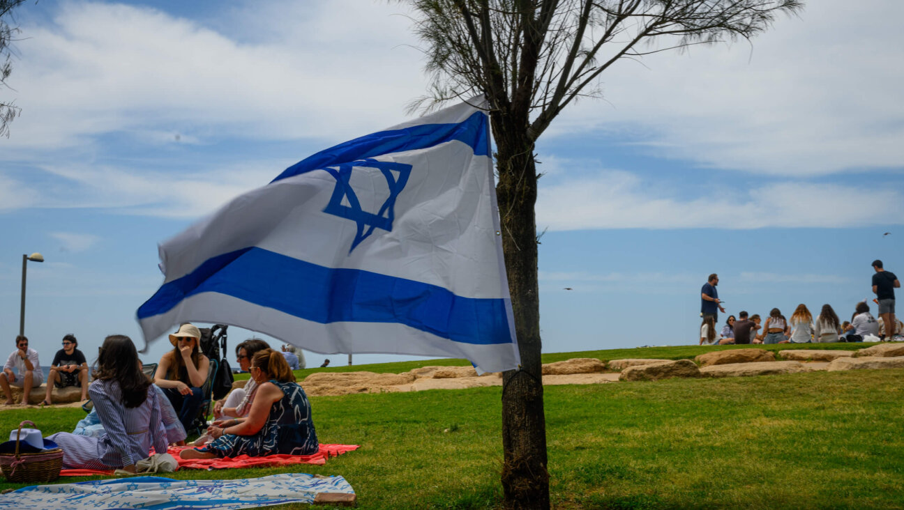 People in Tel Aviv celebrating Yom Ha'atzmaut, or Israeli Independence Day, on May 1, 2025.