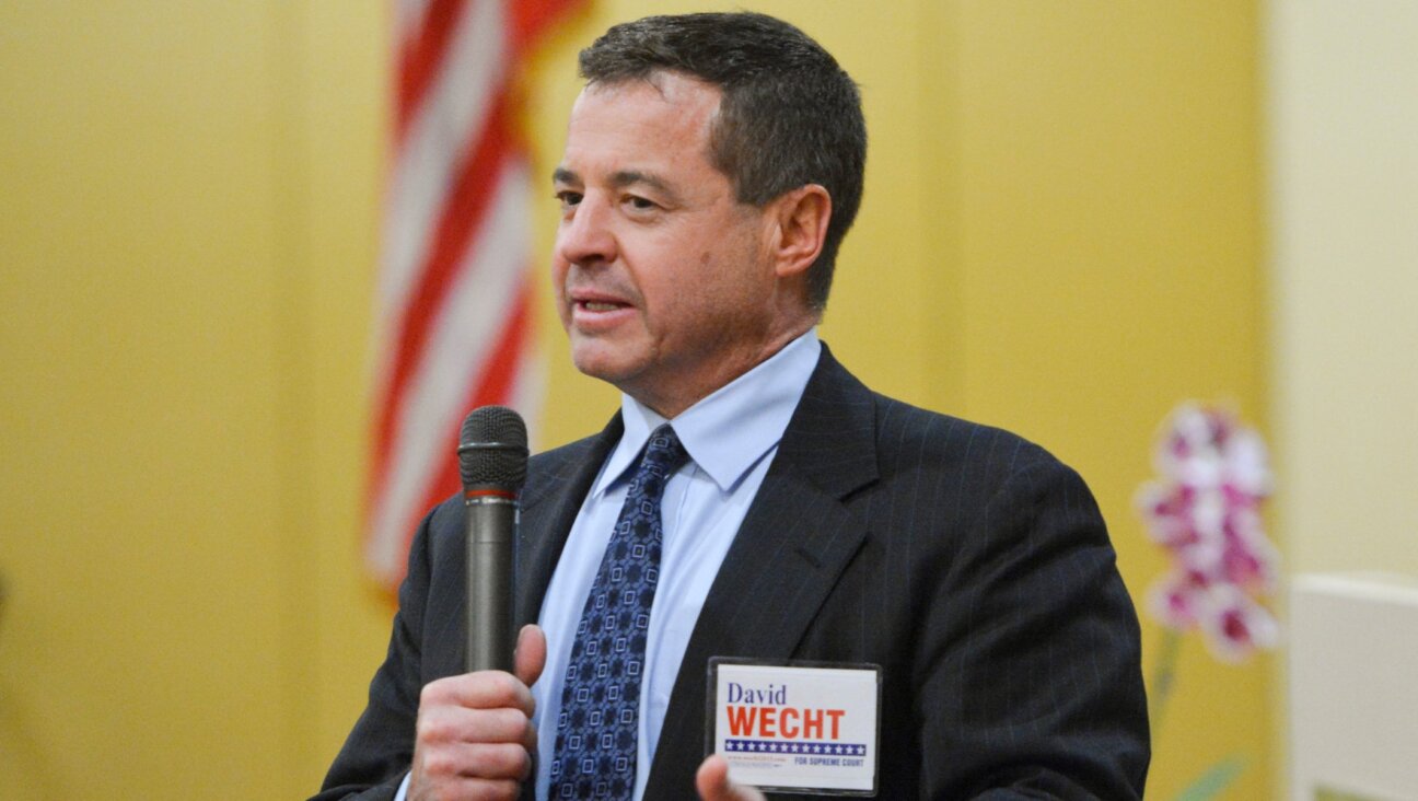 David Wecht campaigning for Pennsylvania Supreme Court in 2015. (Ben Hasty/MediaNews Group/Reading Eagle via Getty Images)