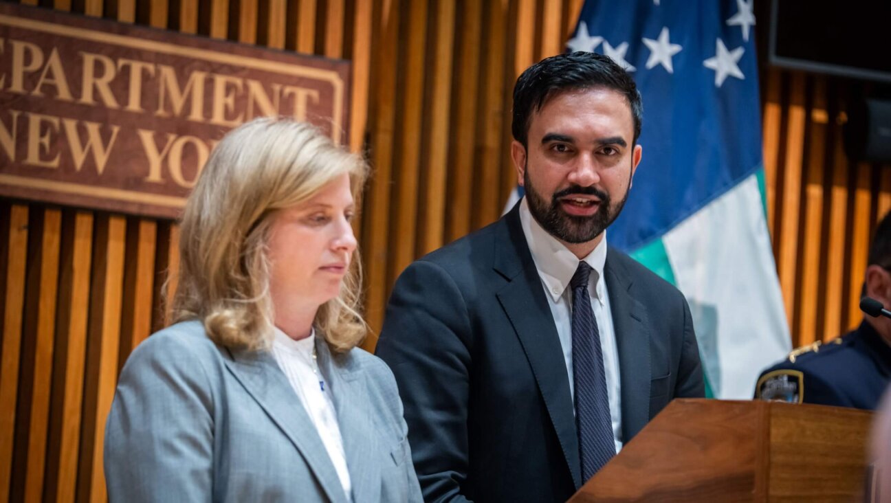 NYC Mayor Zohran Mamdani and NYPD commisioner Jessica Tisch on May 28. 