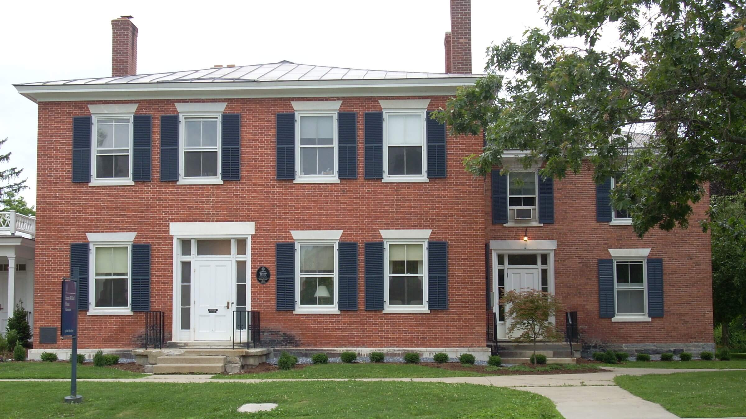 A campus building at Middlebury College. Student leaders at the Vermont school's Hillel voted to rename the Jewish student organization last week.
