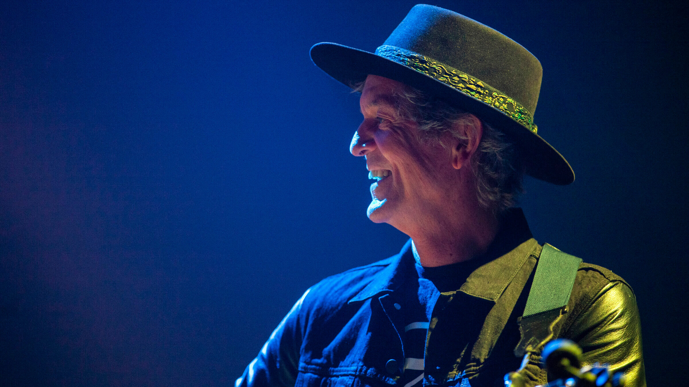 Rodney Crowell performs at Bojangles Coliseum in North Carolina, 2018.