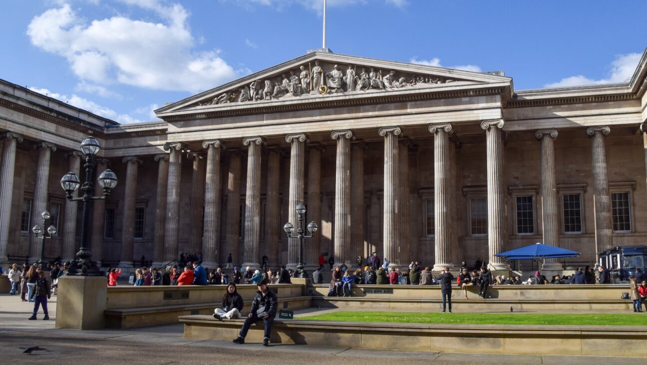 The British Museum with visitors outside, Feb. 28, 2025.