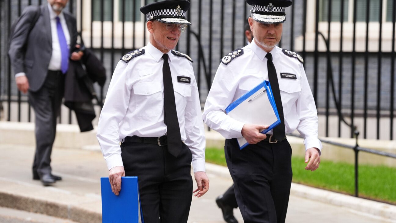 Metropolitan Police Commissioner Sir Mark Rowley (left) and Deputy Commissioner Matt Jukes leave No 10 Downing Street in London after Prime Minister Keir Starmer held an emergency meeting on tackling antisemitism, May 5, 2026.