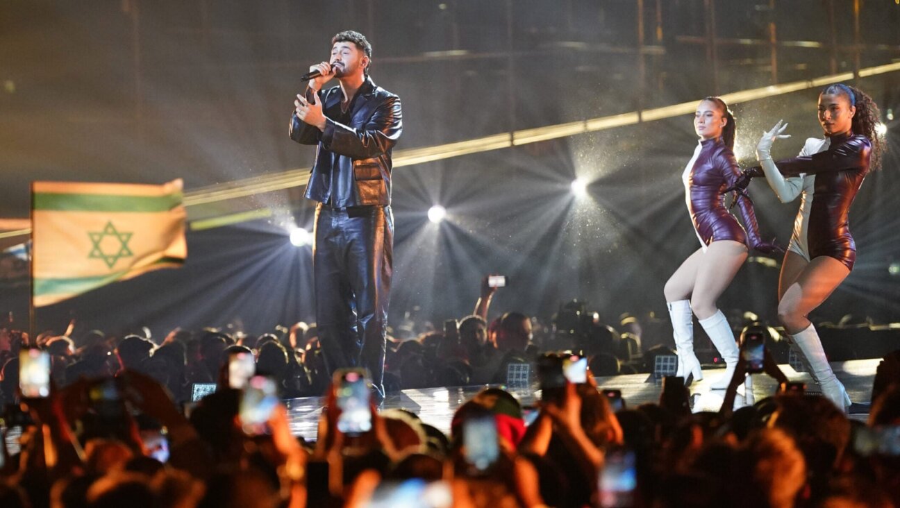 Noam Bettan, representing Israel, performs during the grand finale for the Eurovision Song Contest in the Wiener Stadthalle in Vienna, Austria, May 16, 2026.
