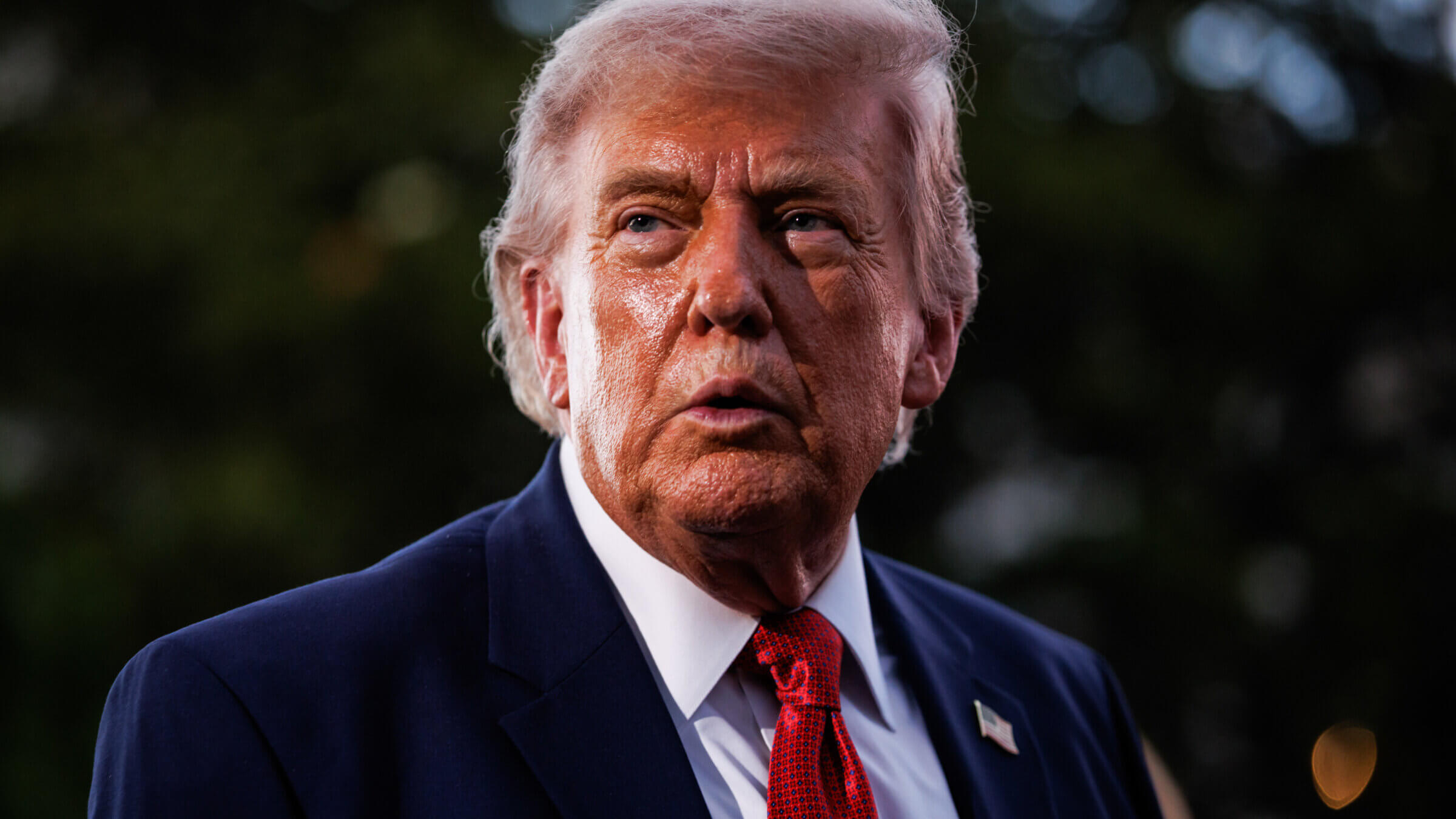 Donald Trump during the Congressional picnic on May 19, 2026. 