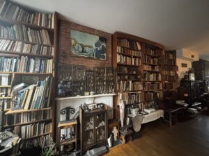 An image inside Ben-Zion's preserved brownstone in Chelsea.