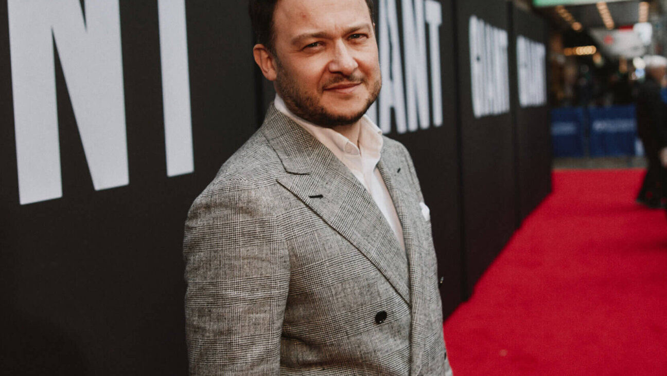 Mark Rosenblatt at the Broadway premiere of his play <i>Giant.</i>
