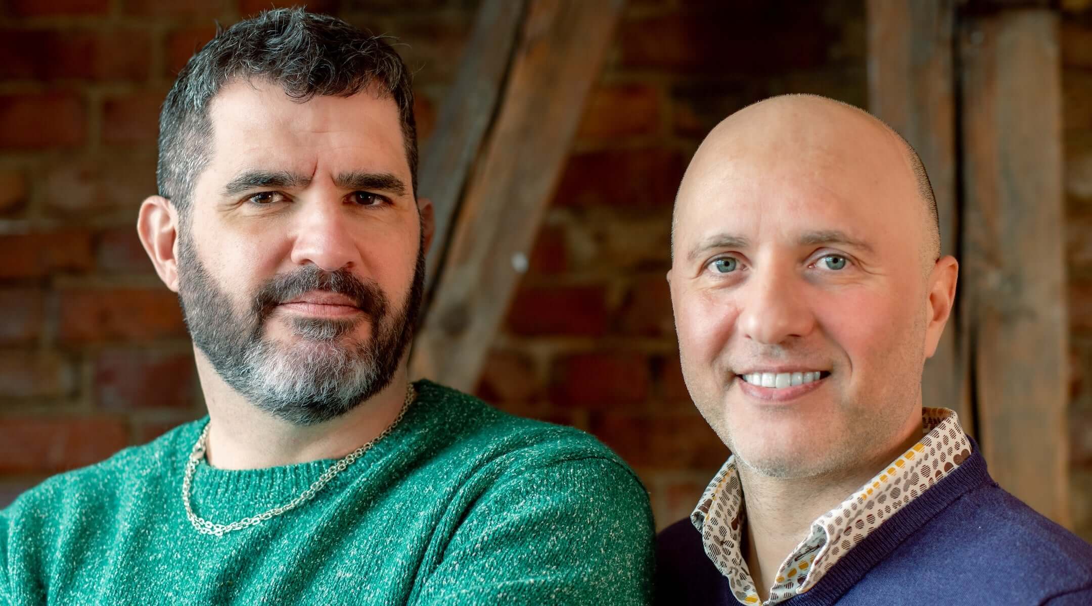 The co-founders of Altneuland, Dory Manor (left) and Moshe Sakal (right).