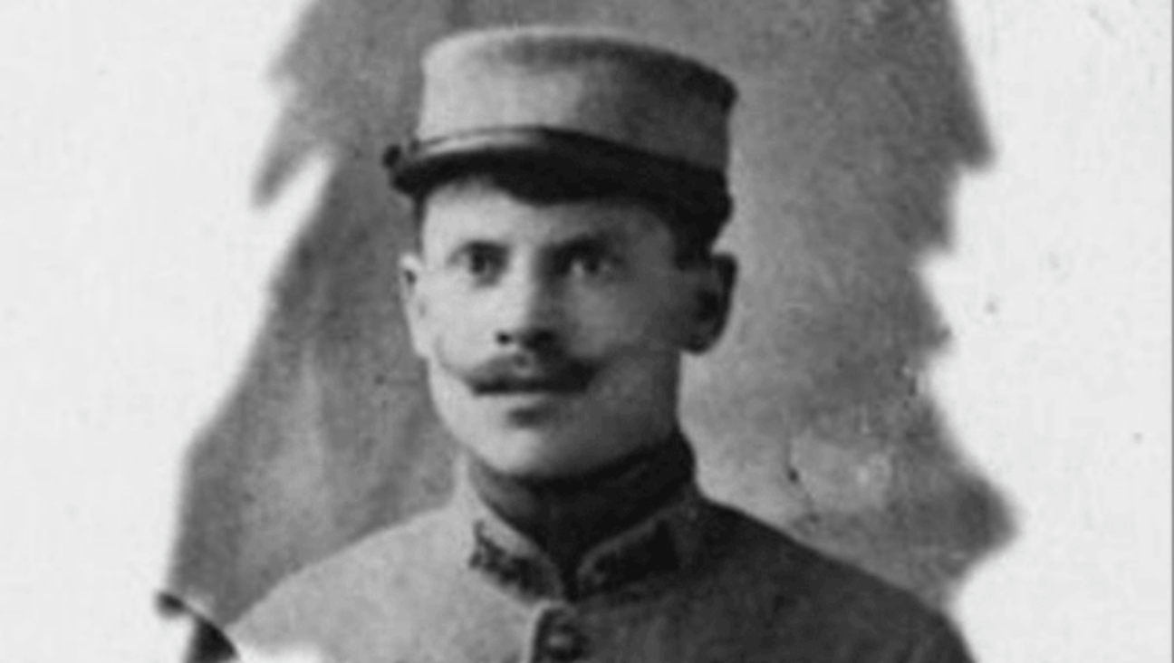 ANARCHIST AND PATRIOT: Sholom Schwartzbard, the Ukrainian-born radical who shot Symon Petliura in Paris, seen in his World War I French army uniform with Croix de Guerre on his chest.