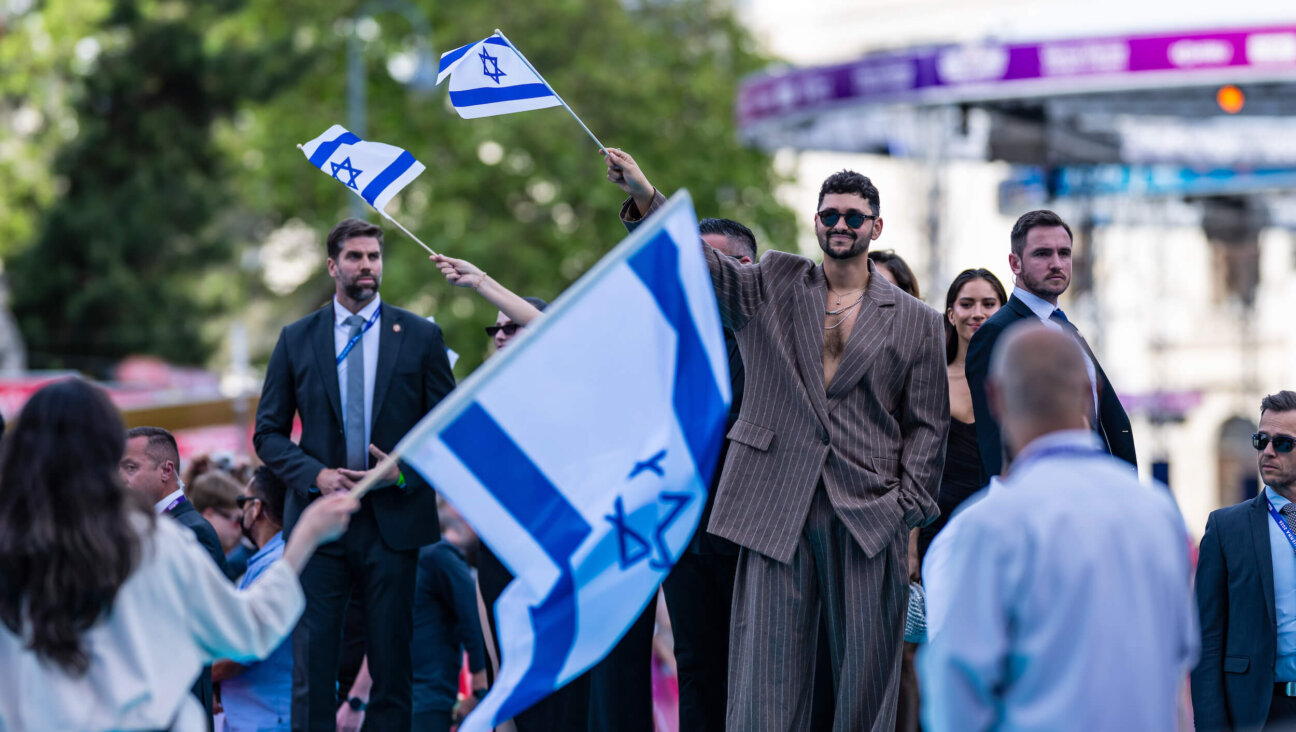 Noam Bettan, representing Israel, attends the Turquoise Carpet of the 70th Eurovision Song Contest Opening Ceremony in Vienna, Austria on May 10.
