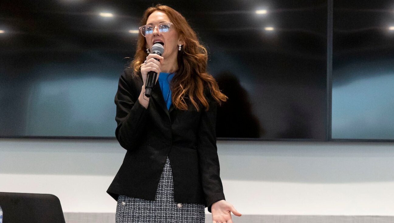 Maureen Galindo participates in a forum held by the League of Women Voters of the San Antonio Area in San Antonio on May 6, 2026.