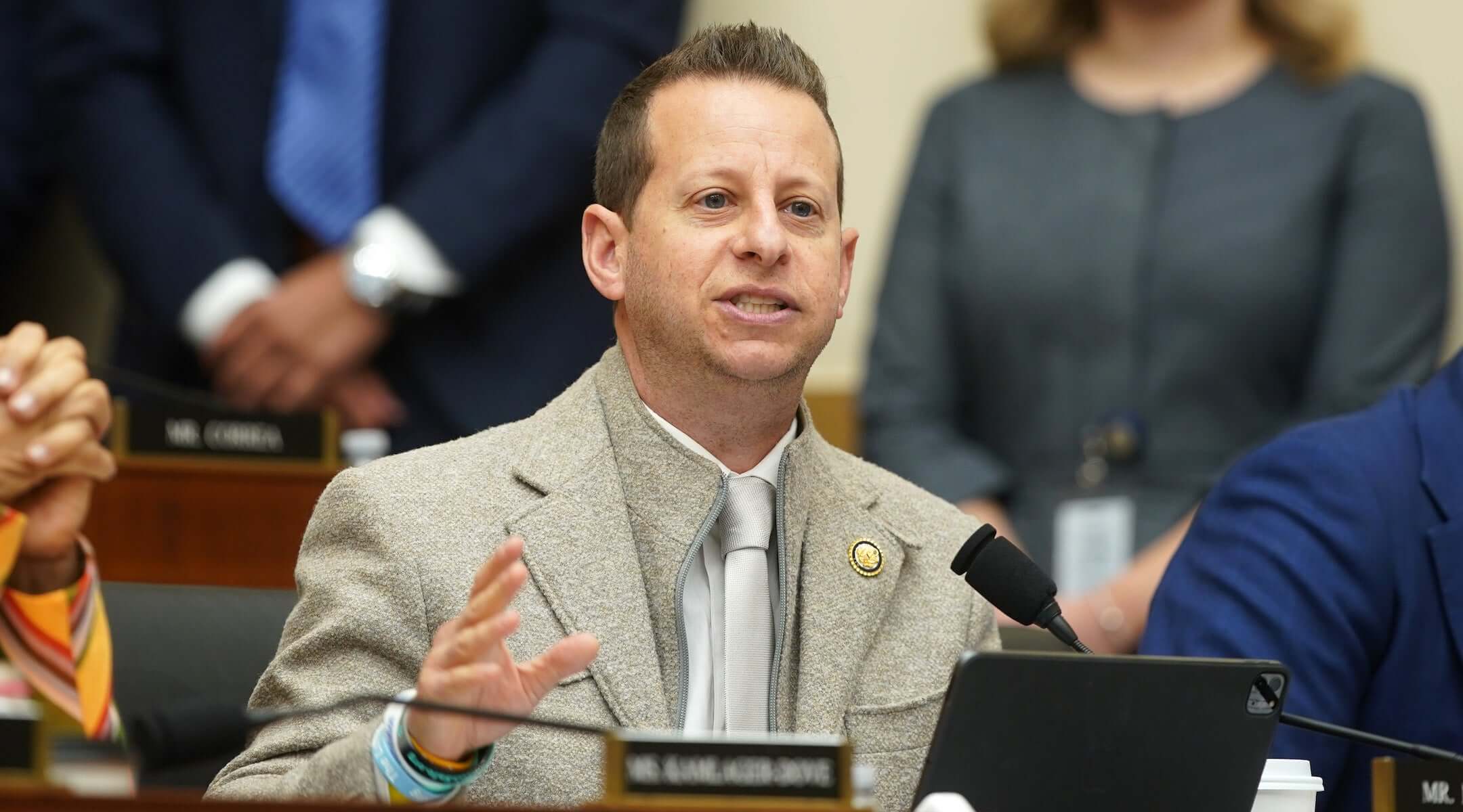 Rep. Jared Moskowitz in the Rayburn House Office Building on Capitol Hill on January 22, 2026 in Washington, DC. (Al Drago/Getty Images)