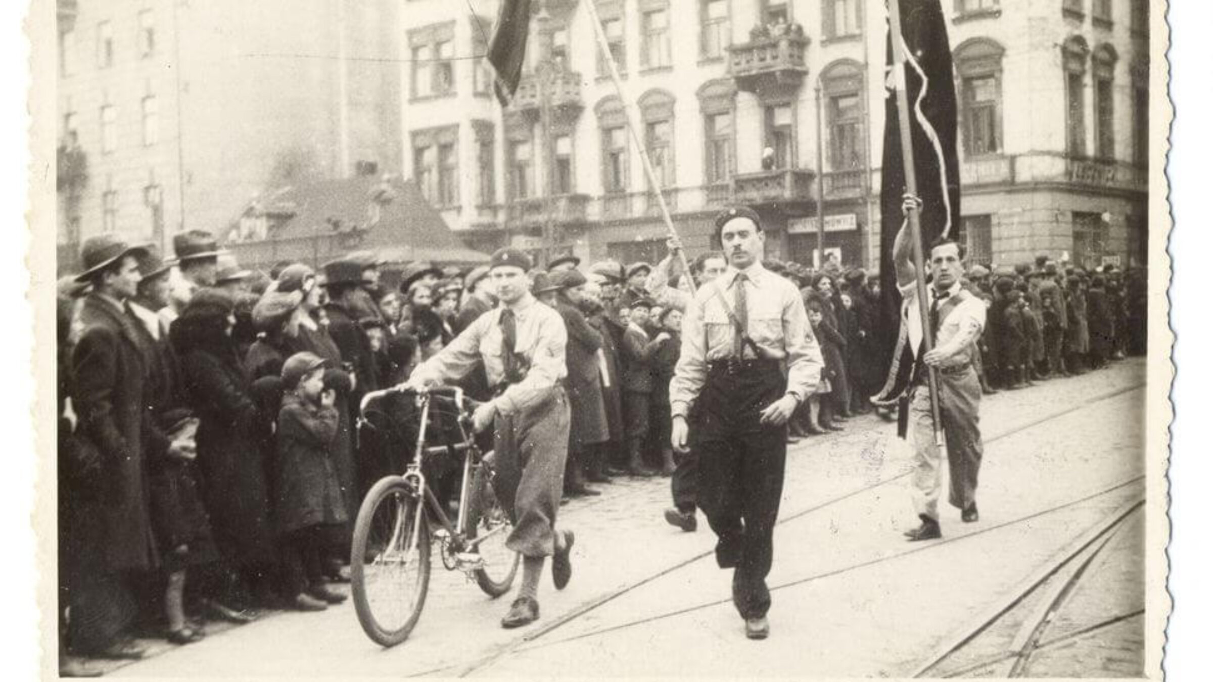  A May Day 1936 Bund demonstration.