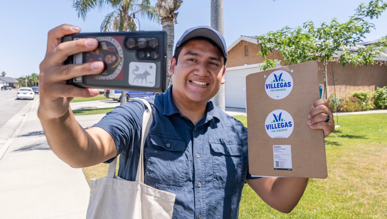 Randy Villegas, running for California’s 22nd Congressional District, poses in Bakersfield, California, on May 23, 2026. (Myung J. Chun / Los Angeles Times via Getty Images)