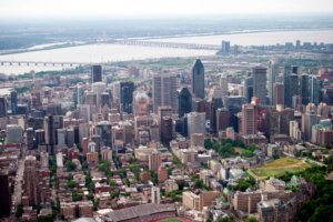 The Montreal skyline