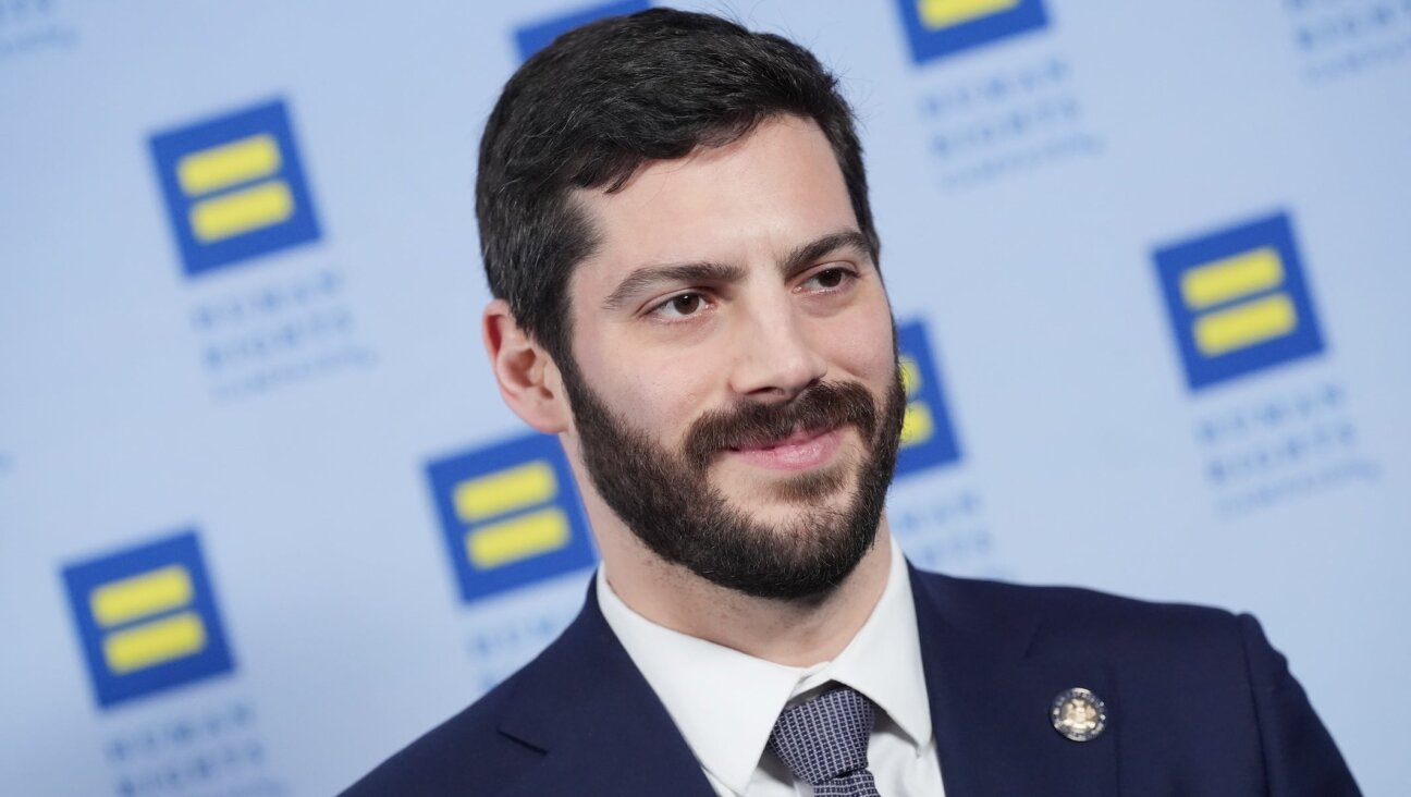 Alex Bores at Human Rights Campaign Greater New York Dinner held at the Marriott Marquis, New York, New York, Feb. 7, 2026. (John Nacion/Variety via Getty Images)