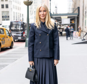 Gwyneth Paltrow in what is, unambiguously, New York City.