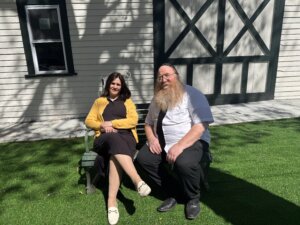 Chana and Zalman Liberow, the couple behind Chabad of Flatbush. 