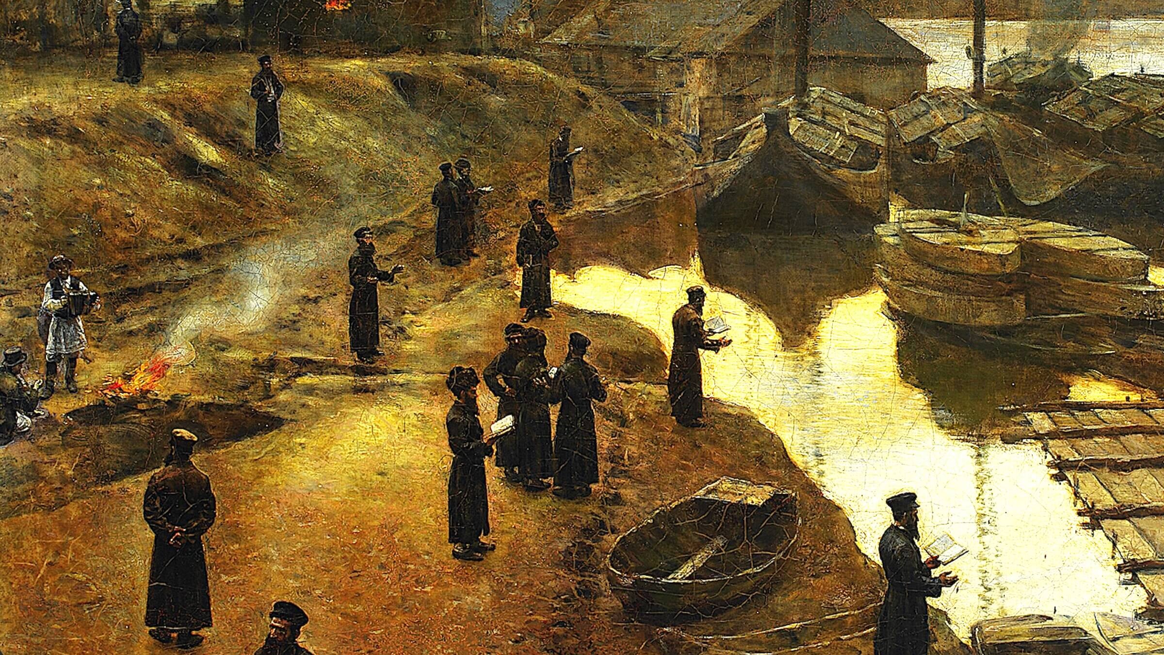 איילבילד פֿון אַלעקסאַנדער גערימסקי, „יום־תּרועה“ (1884)