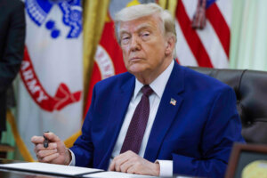 President Donald Trump in the White House on Wednesday, June 3.